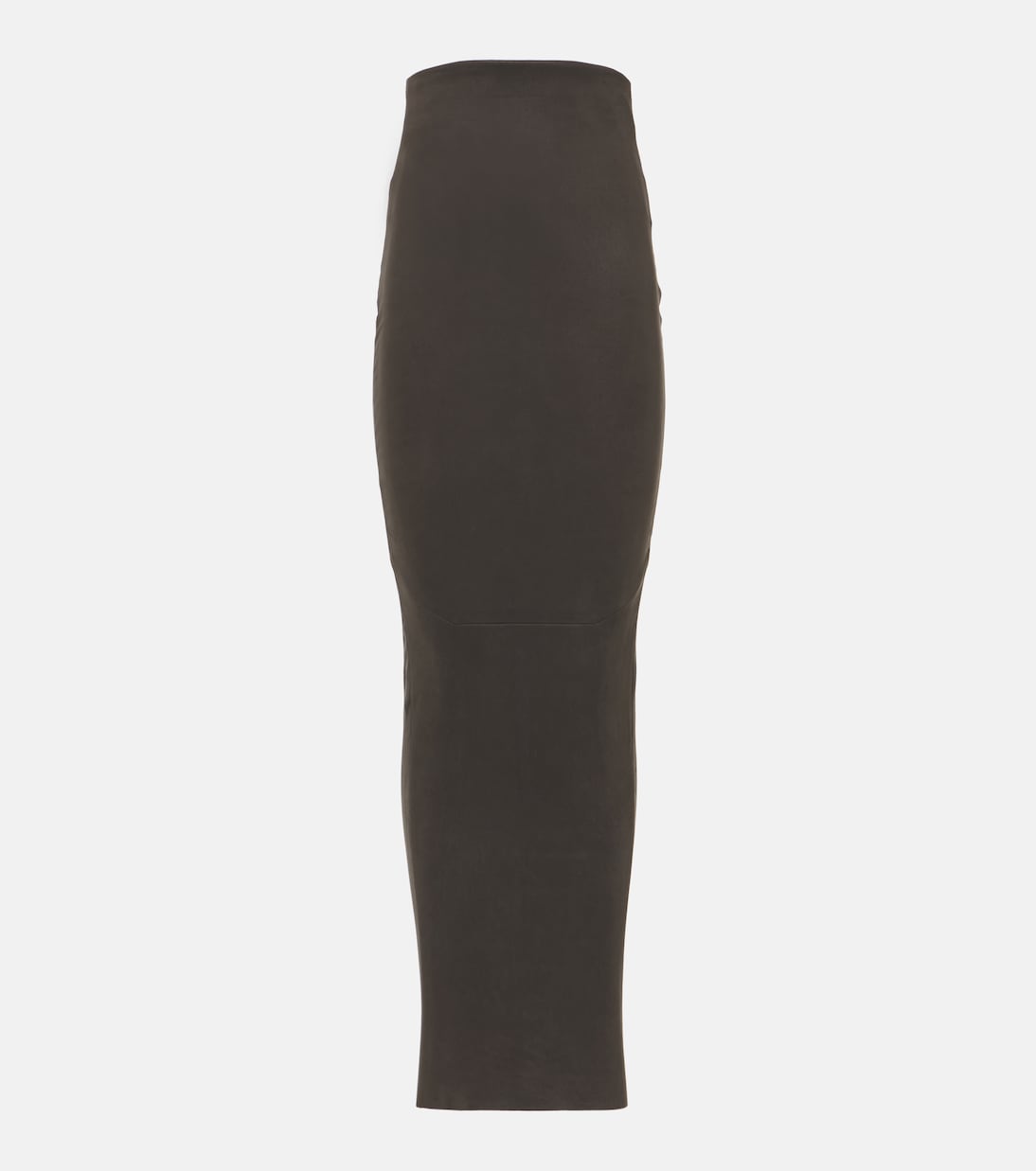 

Кожаная макси-юбка Dirt Pillar Rick Owens, Dark Dust