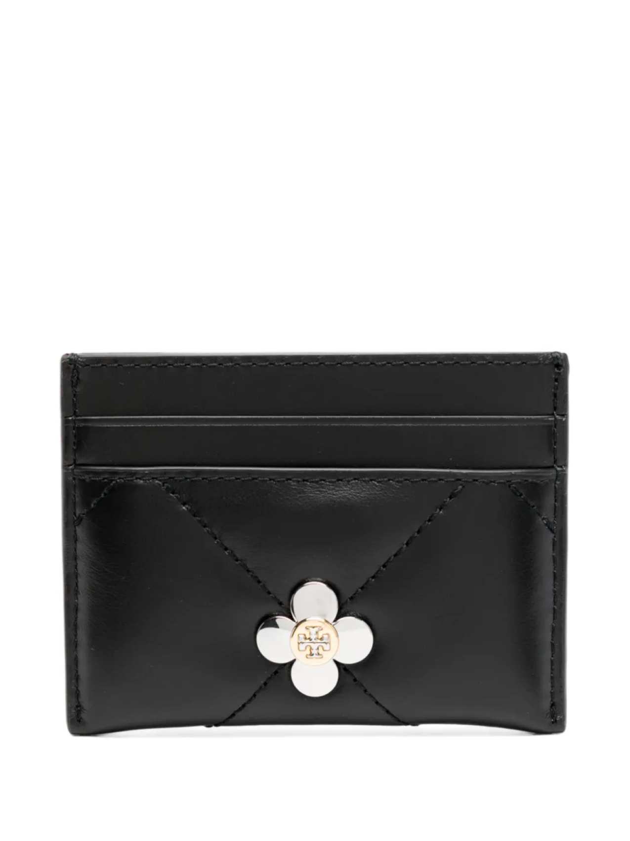 

Стеганый картхолдер Kira Tory Burch, черный