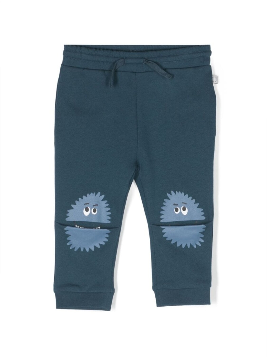 

Stella McCartney Kids спортивные брюки с кулиской и графичным принтом, синий