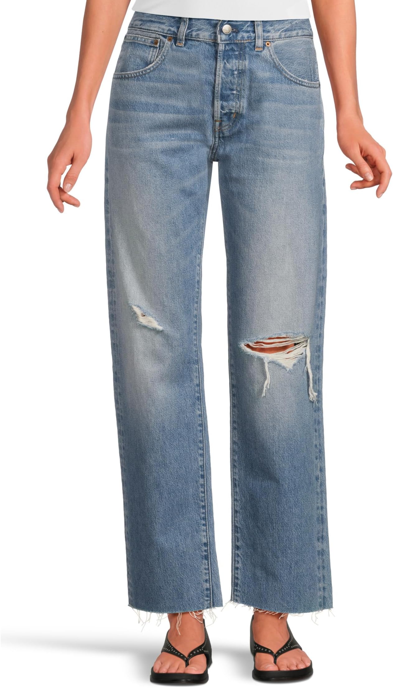

Джинсы Madewell Dean Easy Straight Jean in Nickelsville Wash, цвет Nickelsville Wash