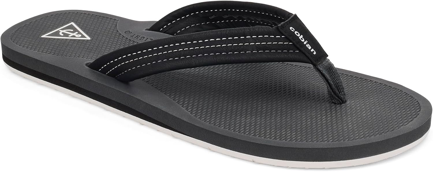 

Мужские вьетнамки Cobian Anchor с ремешком из синтетической кожи, черный