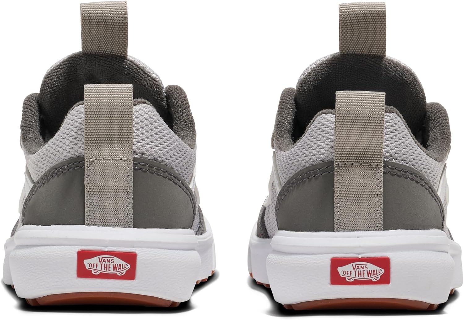 Кроссовки Vans для детей и подростков, Спортивная обувь для мальчиков и девочек для ходьбы, походов и моды, белый/серый — фото 3