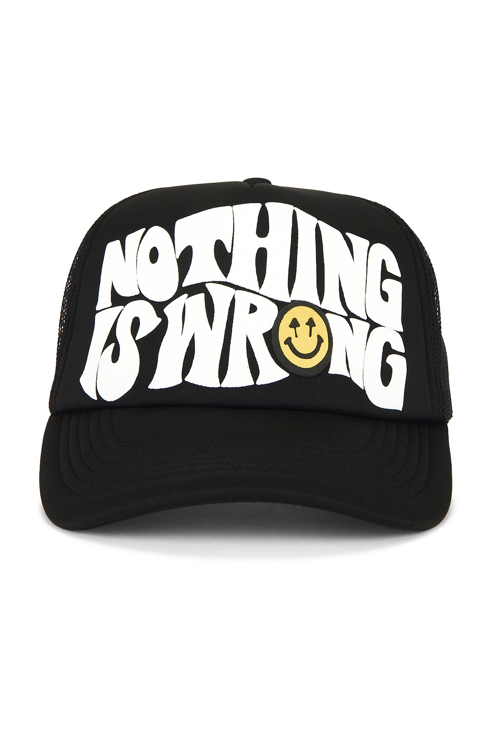 

Тракерская кепка "Nothing is wrong" от Happy Caps, black