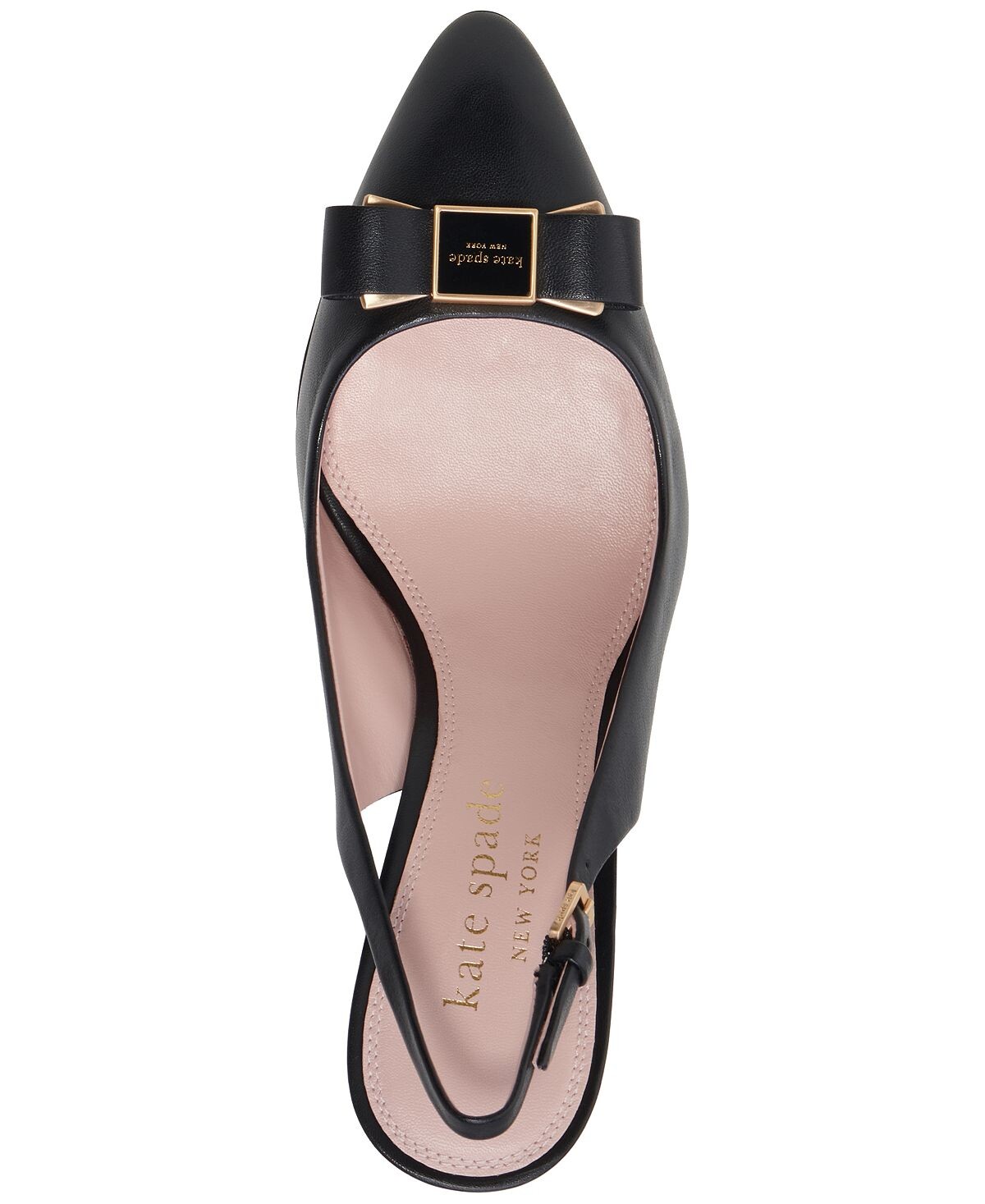 Женские туфли-лодочки Bowdie с открытой пяткой kate spade new york, черный — фото 4