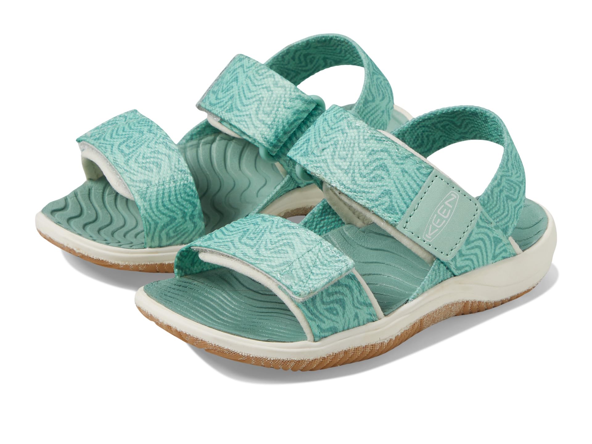 

Сандалии KEEN Kids Elle Backstrap, цвет Lichen/Star White