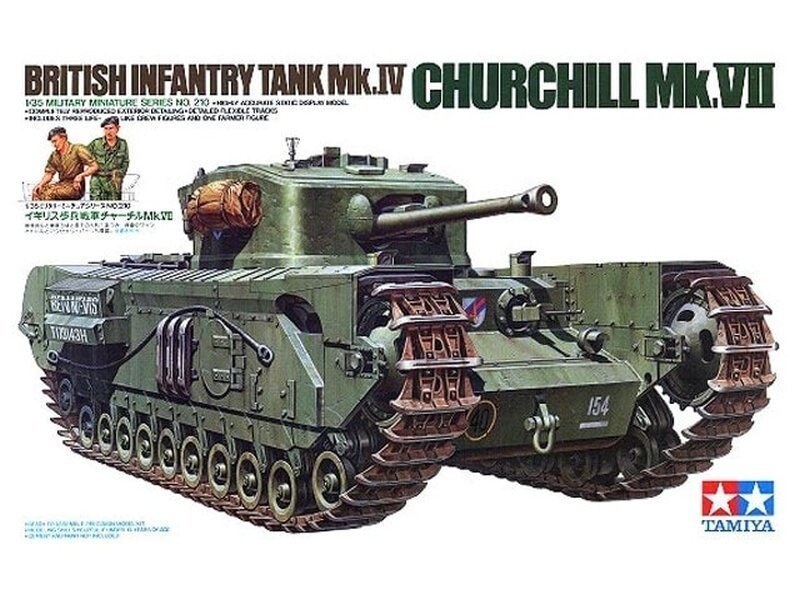 

Tamiya 35210 Британский Черчилль VII 1/35 Inna marka