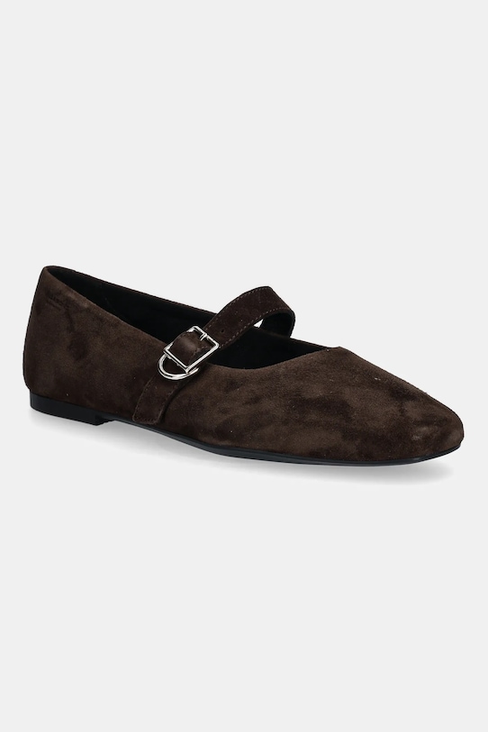 Замшевые балетки Jolin Vagabond Shoemakers, коричневый