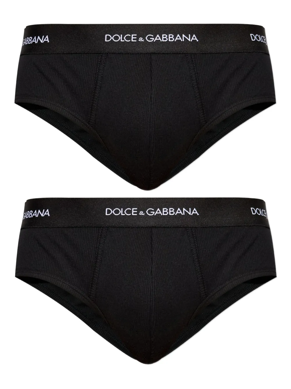 

Трусы с логотипом на поясе DOLCE & GABBANA, черный