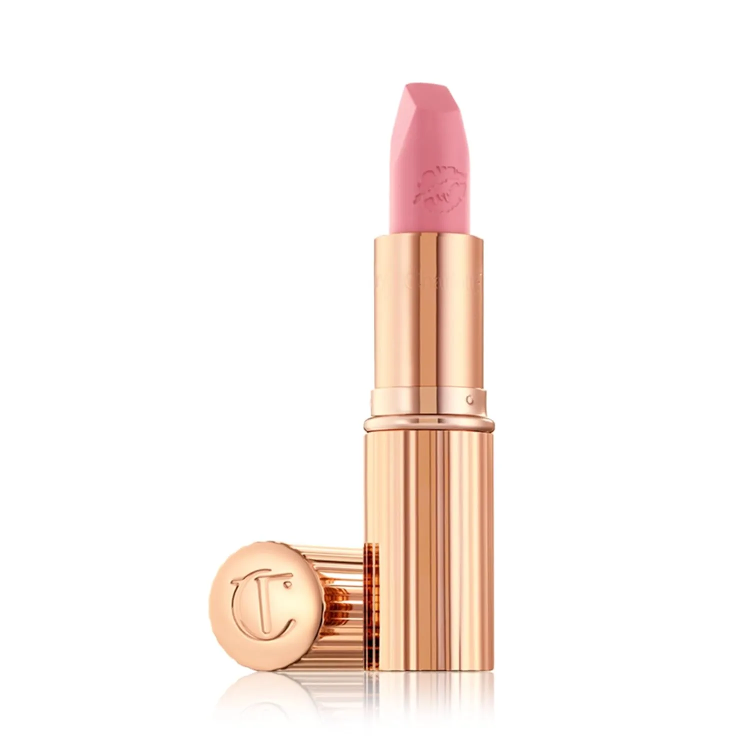 Помада Charlotte Tilbury Hot Lips - увлажняющая, стойкая помада с экстрактами орхидеи и антиоксидантами - сатиновое покрытие, которое можно наслаивать, для визуального увеличения объема губ., Liv It Up - pale pink
