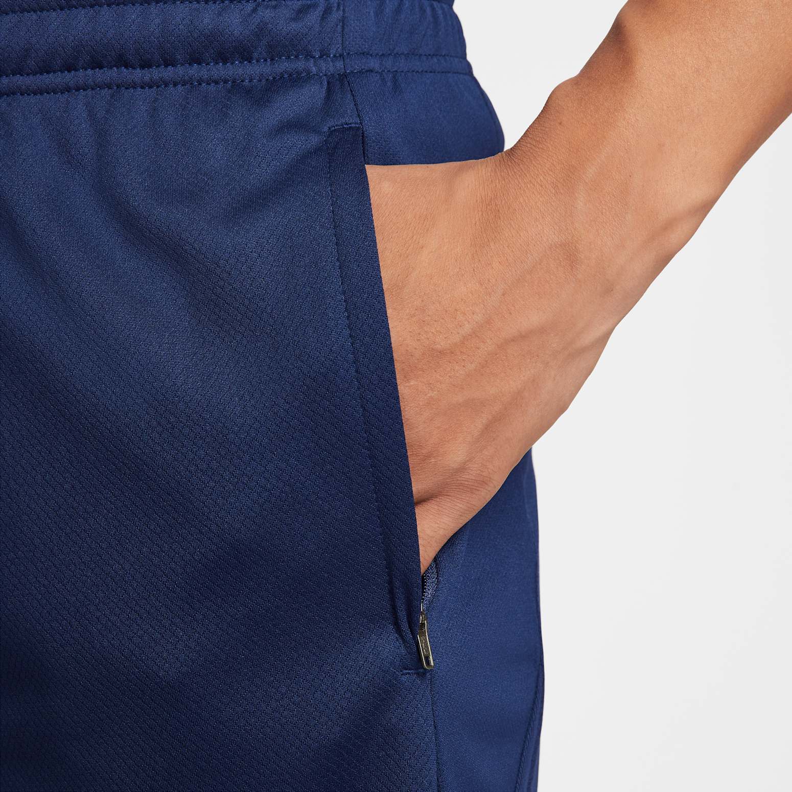 Футбольные шорты Nike Strike Dri-Fit 'Blue Void Laser Orange' — фото 3