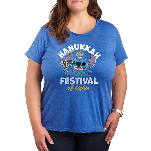 

Футболка Plus size Lilo & Stitch Festival of Lights Disney, Heather Royal Blue, Синий, Футболка Plus size Lilo & Stitch Festival of Lights Disney, Heather Royal Blue