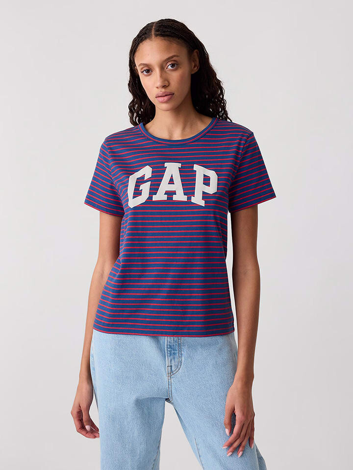 

Футболка GAP, цвет blau/rot