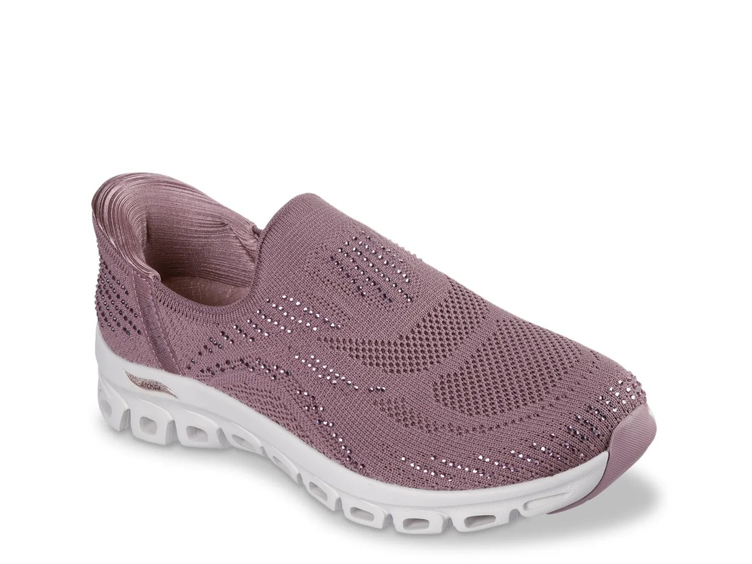 Кроссовки Skechers Skechers Slip-Ins Martha Stewart: Arch Fit Glide-Step Elevate Smoke Show Slip-On Sneaker, темно-розовый