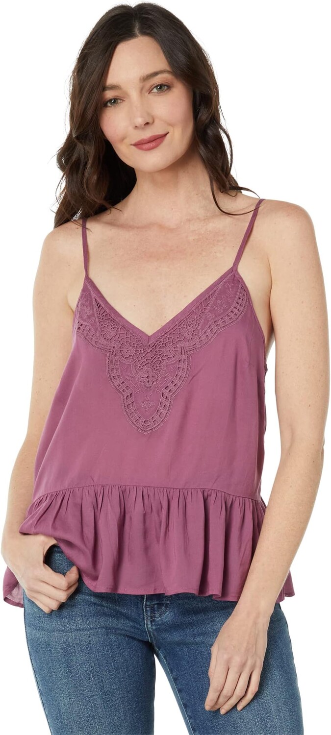 

Пуловер Lucky Brand Embroidered Cami, цвет Tulipwood