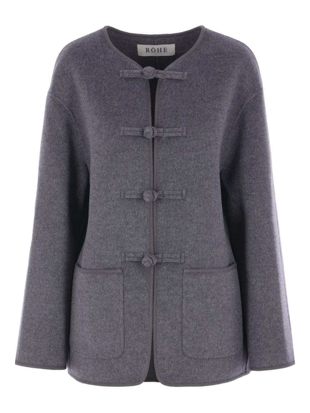 

Жакет с вышивкой Róhe, серый