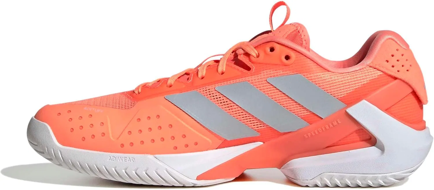 Кроссовки теннисные adidas Adizero Ubersonic 5, Beam Orange/Halo Blue/White