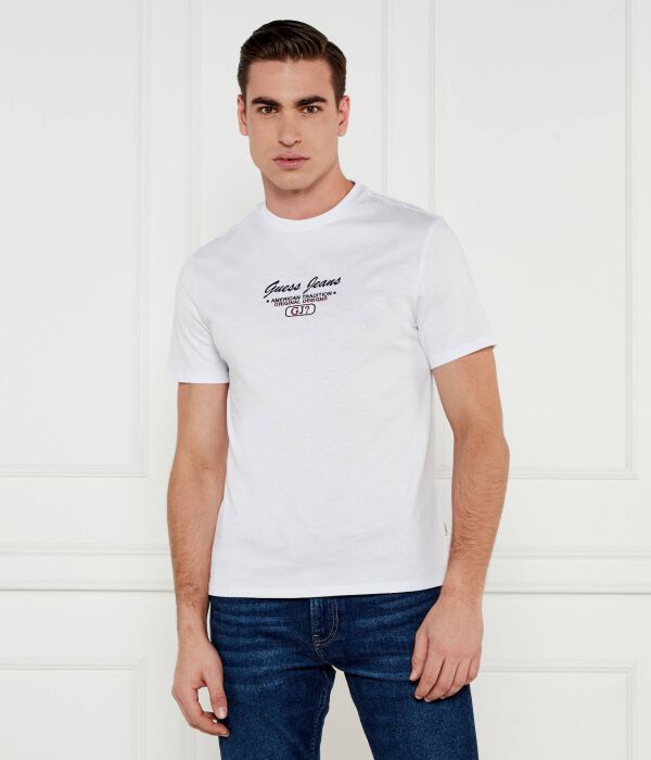 

Футболки Slim fit Guess Jeans, белый