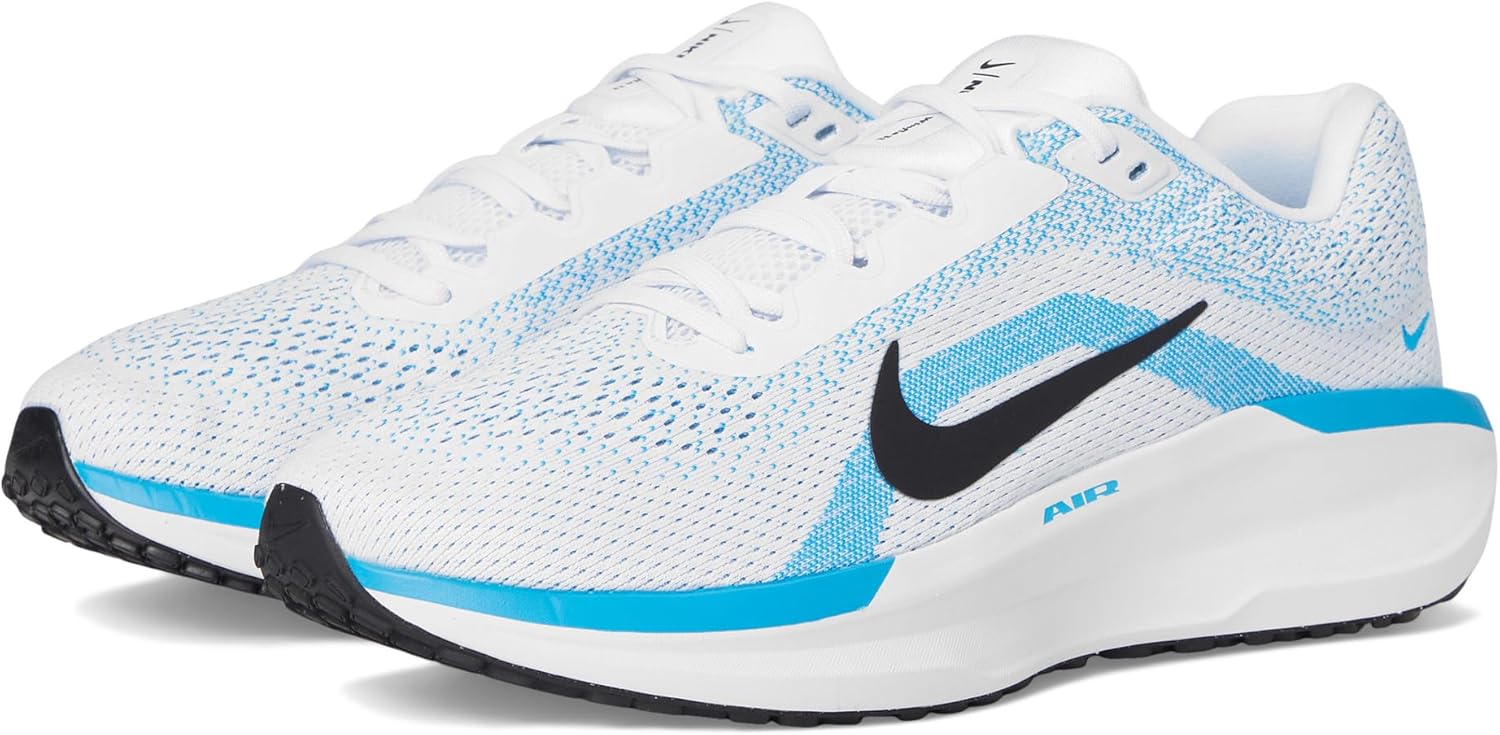 

Мужские кроссовки для бега по шоссе Nike Winflo 11, 10 X-Wide White/Black/Blue Hero