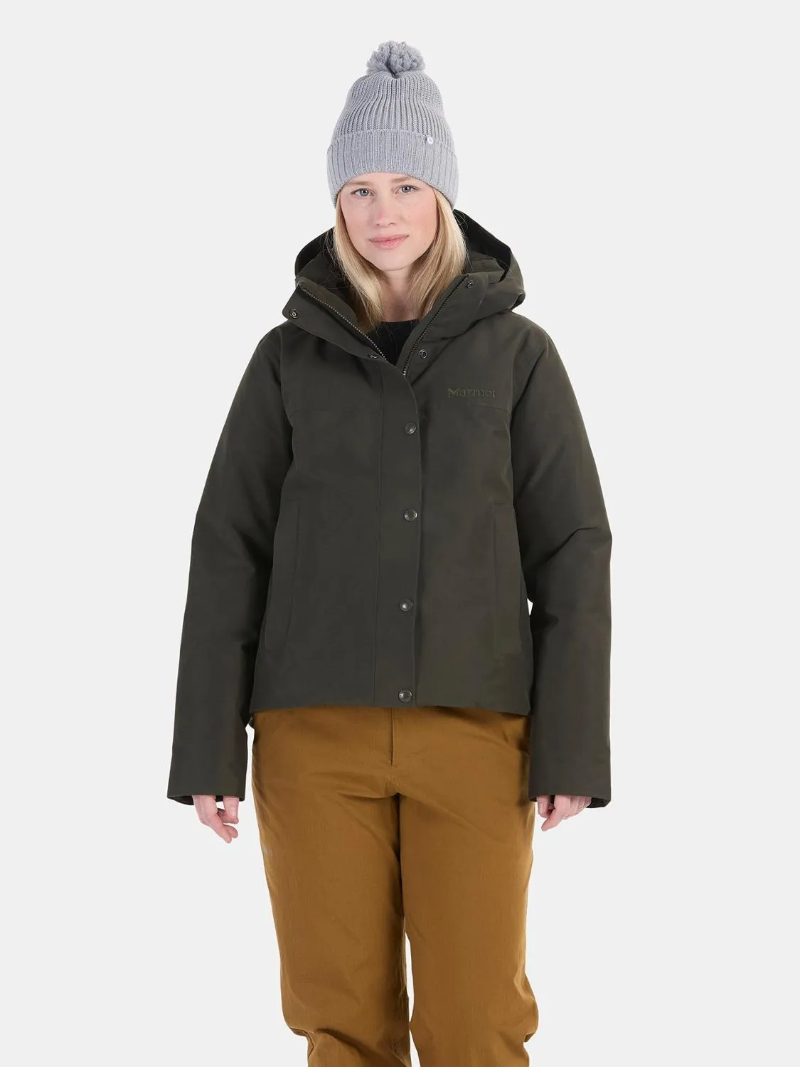 

Челси короткое пуховое пальто Marmot, Rosin Green