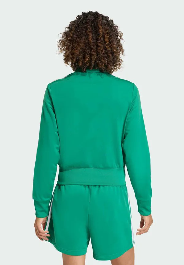 Классическая тренировочная куртка firebird Adidas Originals, Bold Green/White — фото 2