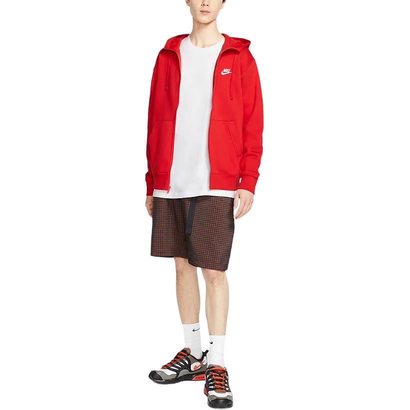 Nike Спортивный свитшот Club Fleece мужской University Red — фото 4