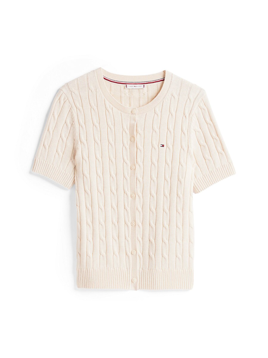 

Вязаный кардиган TOMMY HILFIGER, светло-бежевый