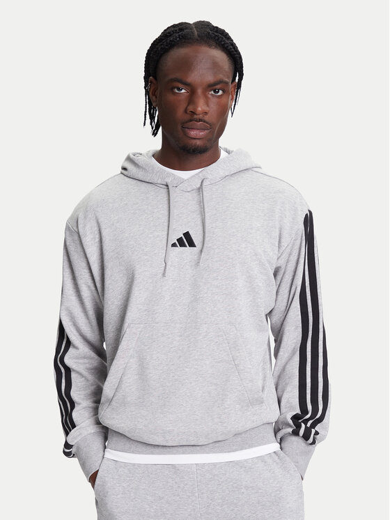 

Толстовка обычного кроя Essentials 3-Stripes JD1871 Adidas, серый