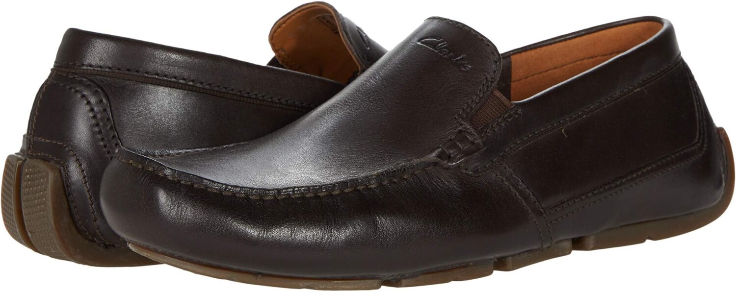 

Лоферы Markman Plain Clarks, цвет Dark Brown Leather