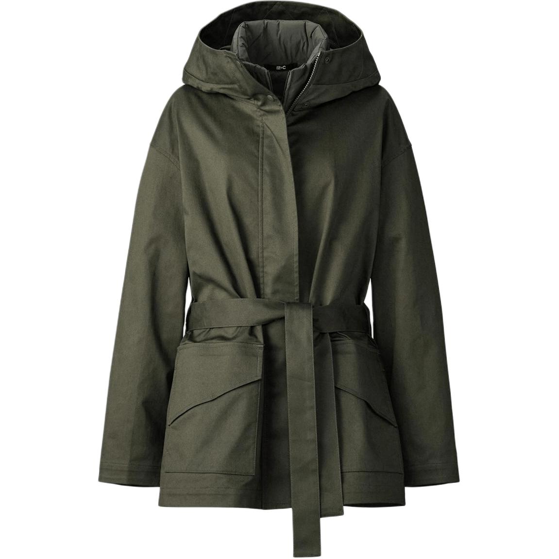 

UNIQLO Пальто Clare Waight Keller C Collection FW24 женское, Dark Olive