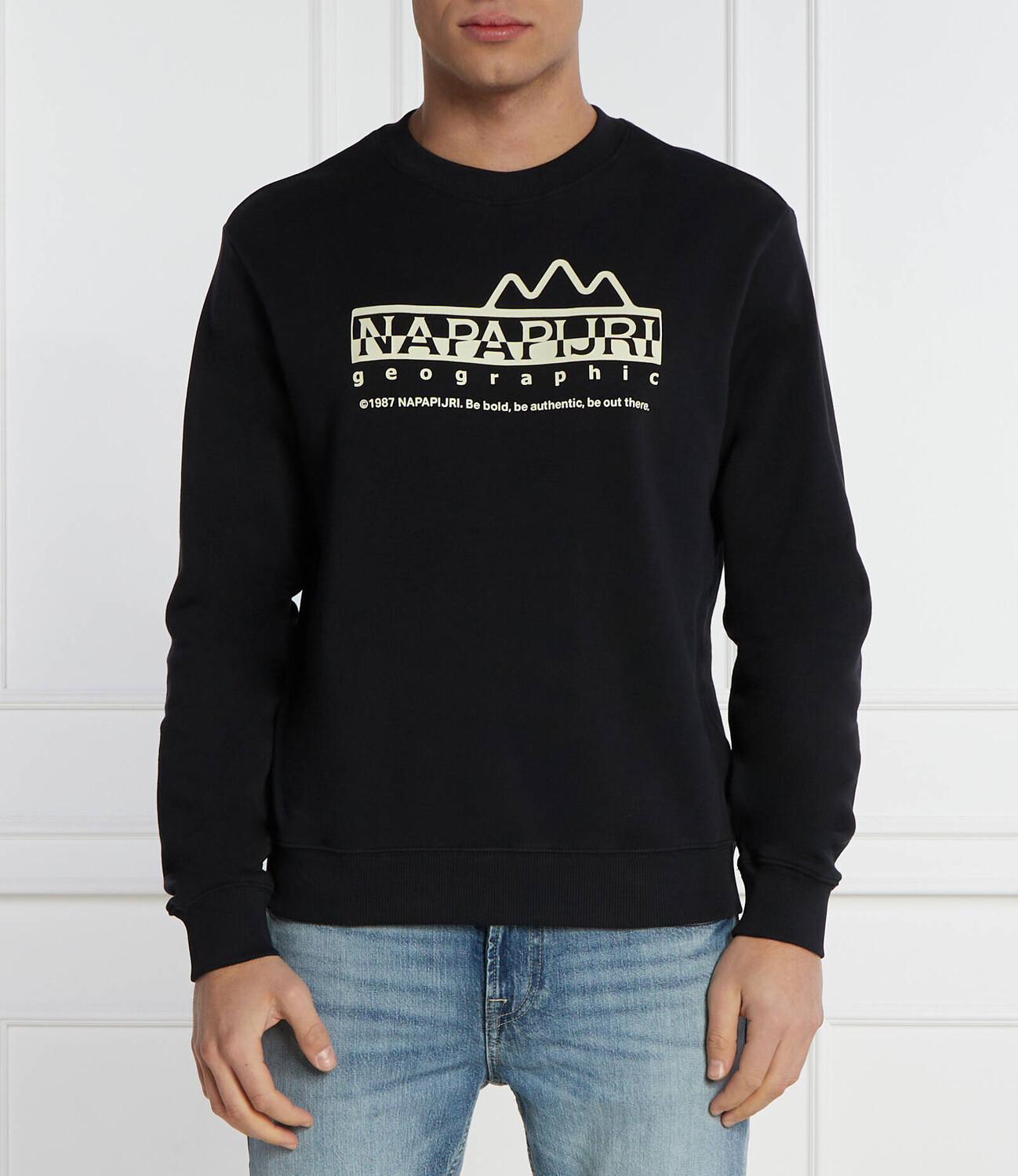 

Толстовка Napapijri fabera Loose fit, черный