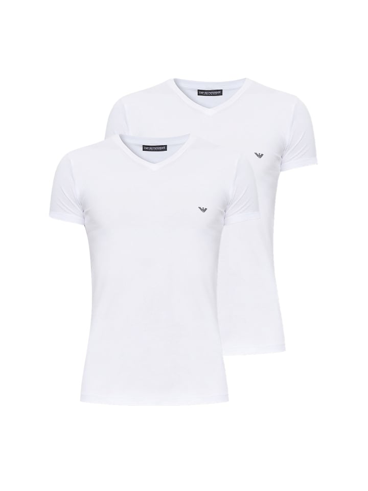 

Футболка белого цвета Emporio Armani