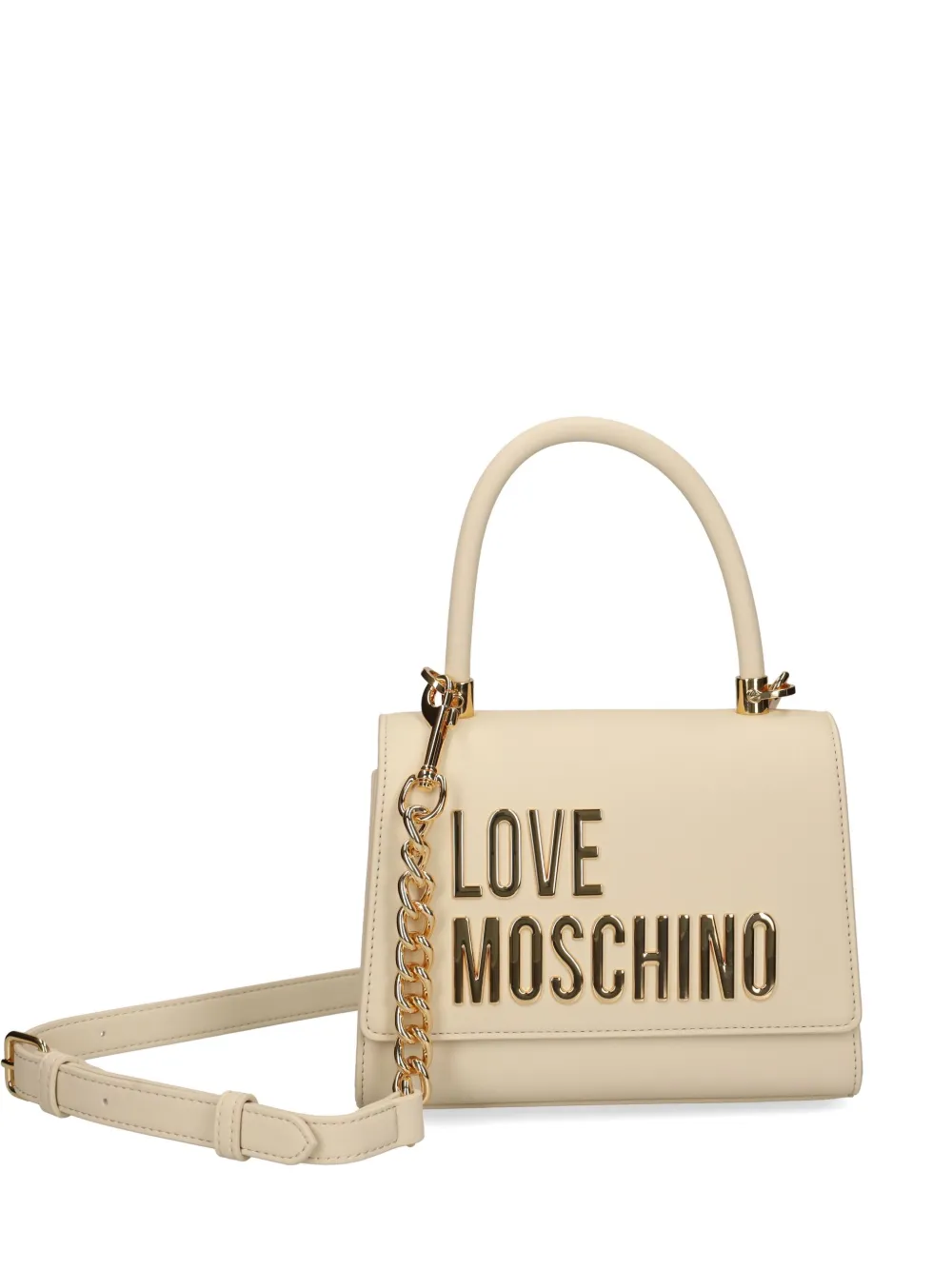

Сумка-тоут с логотипом Love Moschino, нейтральный