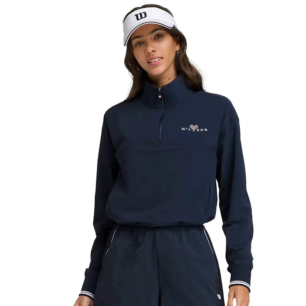 

Толстовка Wilson DavenPort half zip, синий