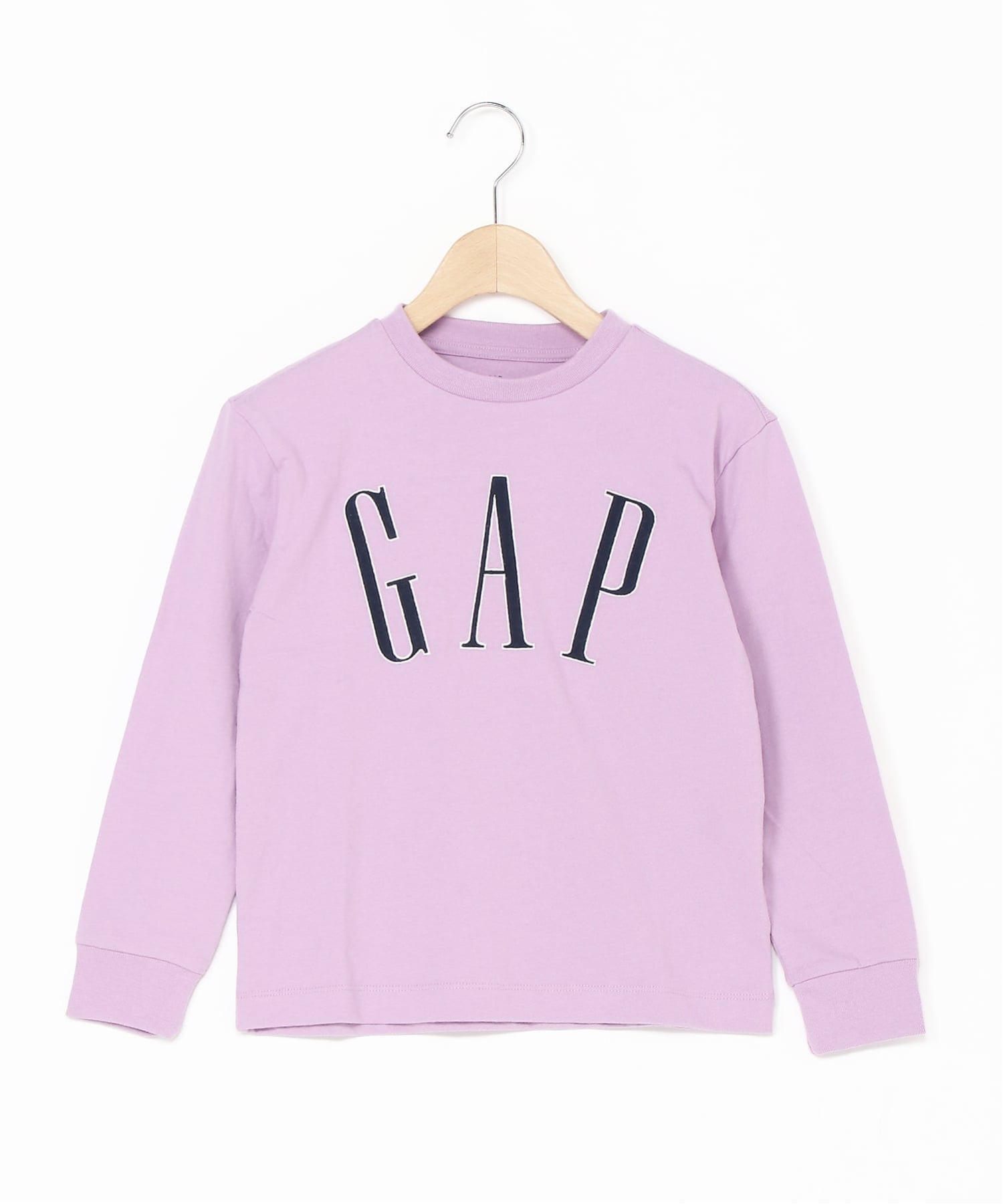 (K) Футболка свободного кроя с логотипом GAP (детская), LAVENDER — фото 3