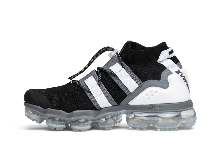 Кроссовки Nike Air VaporMax Flyknit Utility 'Cool Grey', черный — фото 3