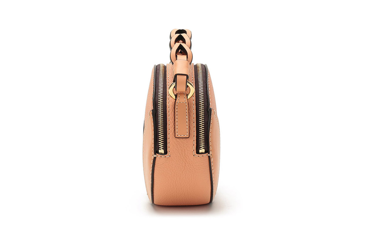 Chloé Сумка круглая мини через плечо из кожи коровьей Chloe — фото 3