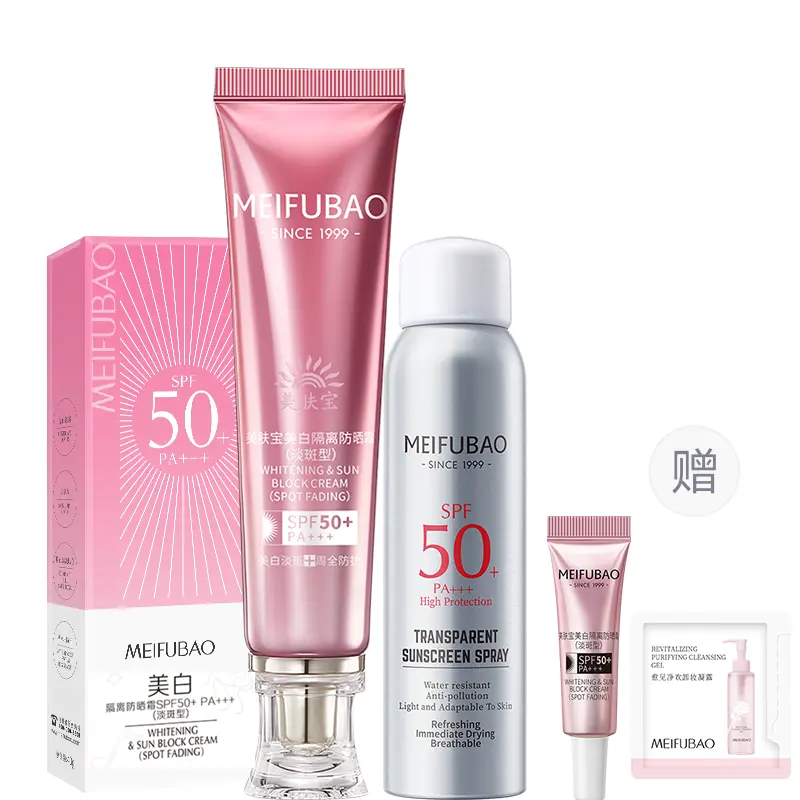 

Универсальный праймер с осветляющим эффектом и солнцезащитой UV Protection, водостойкий и устойчивый к поту SPF50/PA+++ 40мл+150мл SINCE 1999