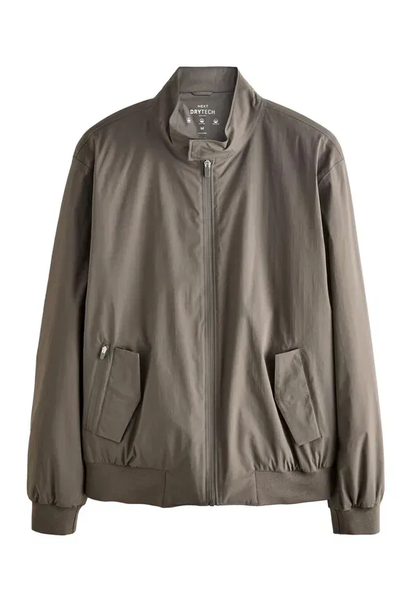 Куртка-бомбер Next Regular fit drytech harrington, цвет грибной коричневый