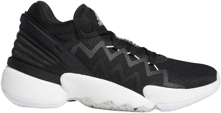 Баскетбольные кроссовки Adidas D.o.n. Issue 2 для детей и подростков, черно-белый — фото 2