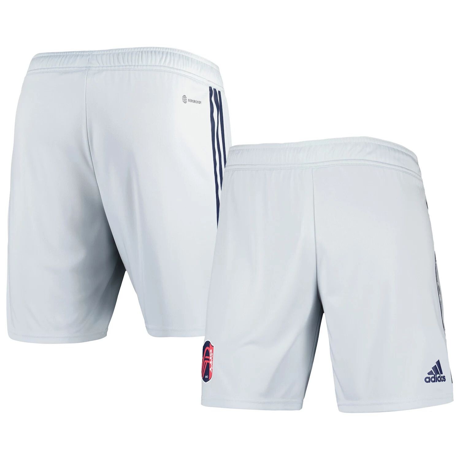 

Мужские серые выездные шорты AEROREADY AEROREADY Authentic SC 2023 St. Louis City SC 2023 adidas