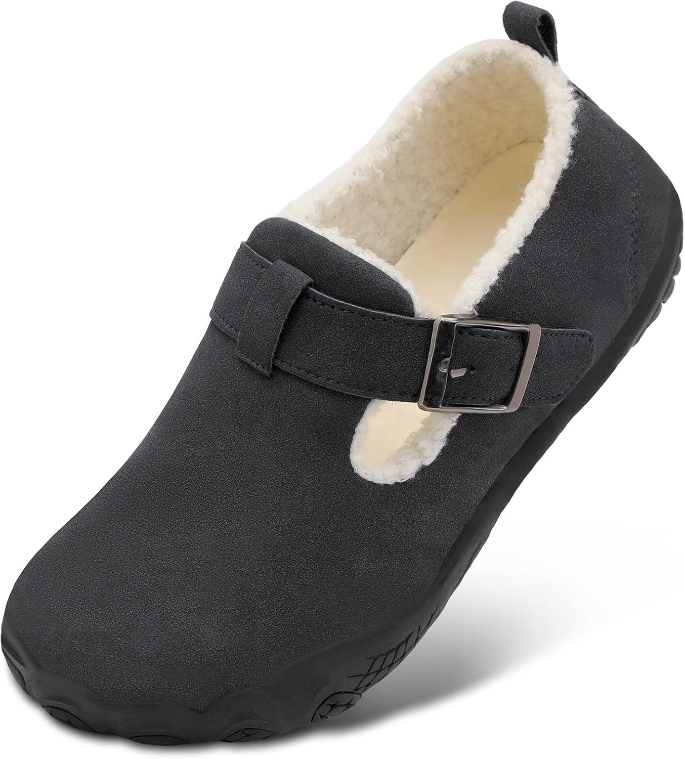 

Тапочки BARERUN для женщин и мужчин, широкие, зимние домашние туфли, регулируемые, для спальни, для дома и улицы, теплые слайдеры с поддержкой свода для мужчин и женщин, серый