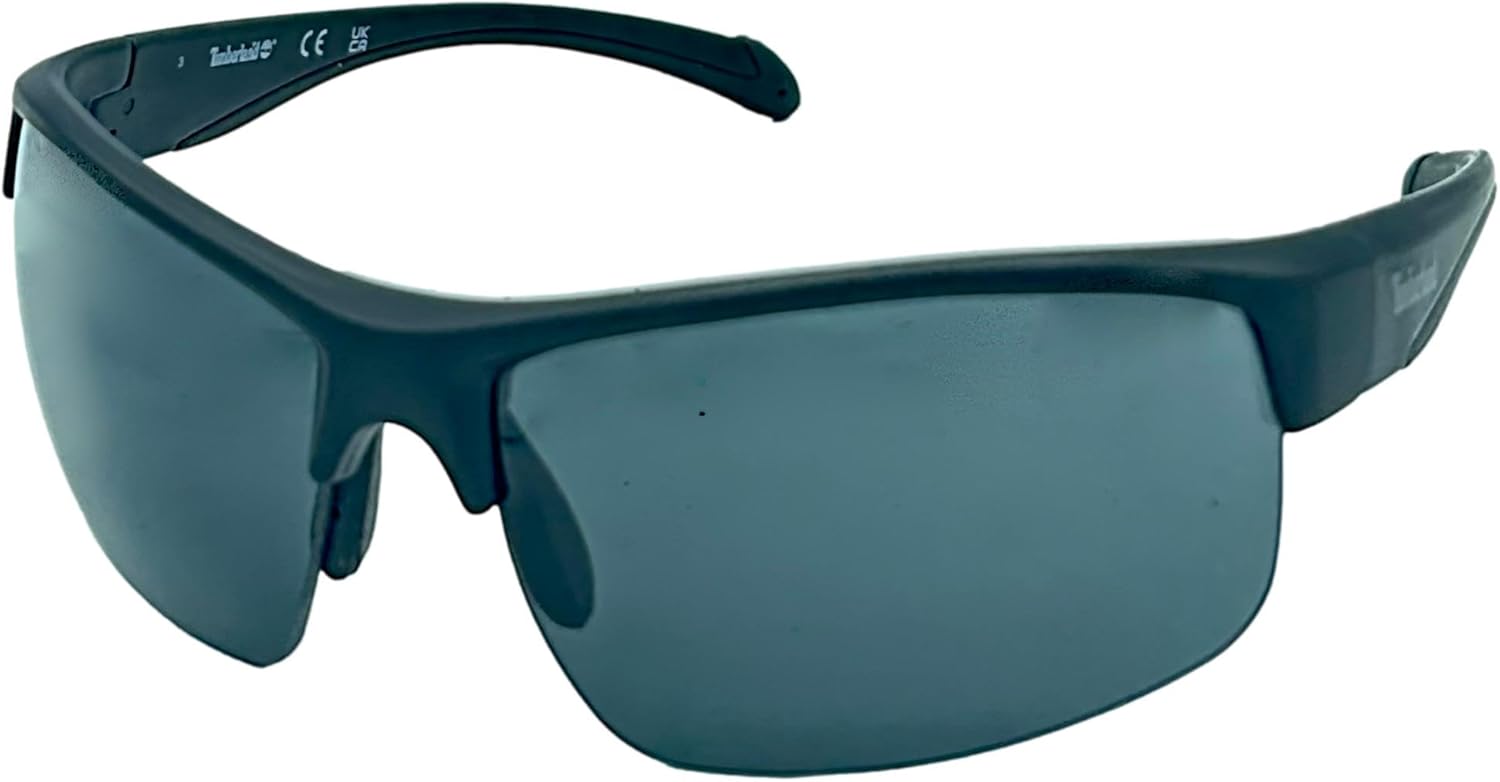 

Timberland мужские прямоугольные безободковые облегающие матовые черные пластиковые солнцезащитные очки, TB7293. 2A