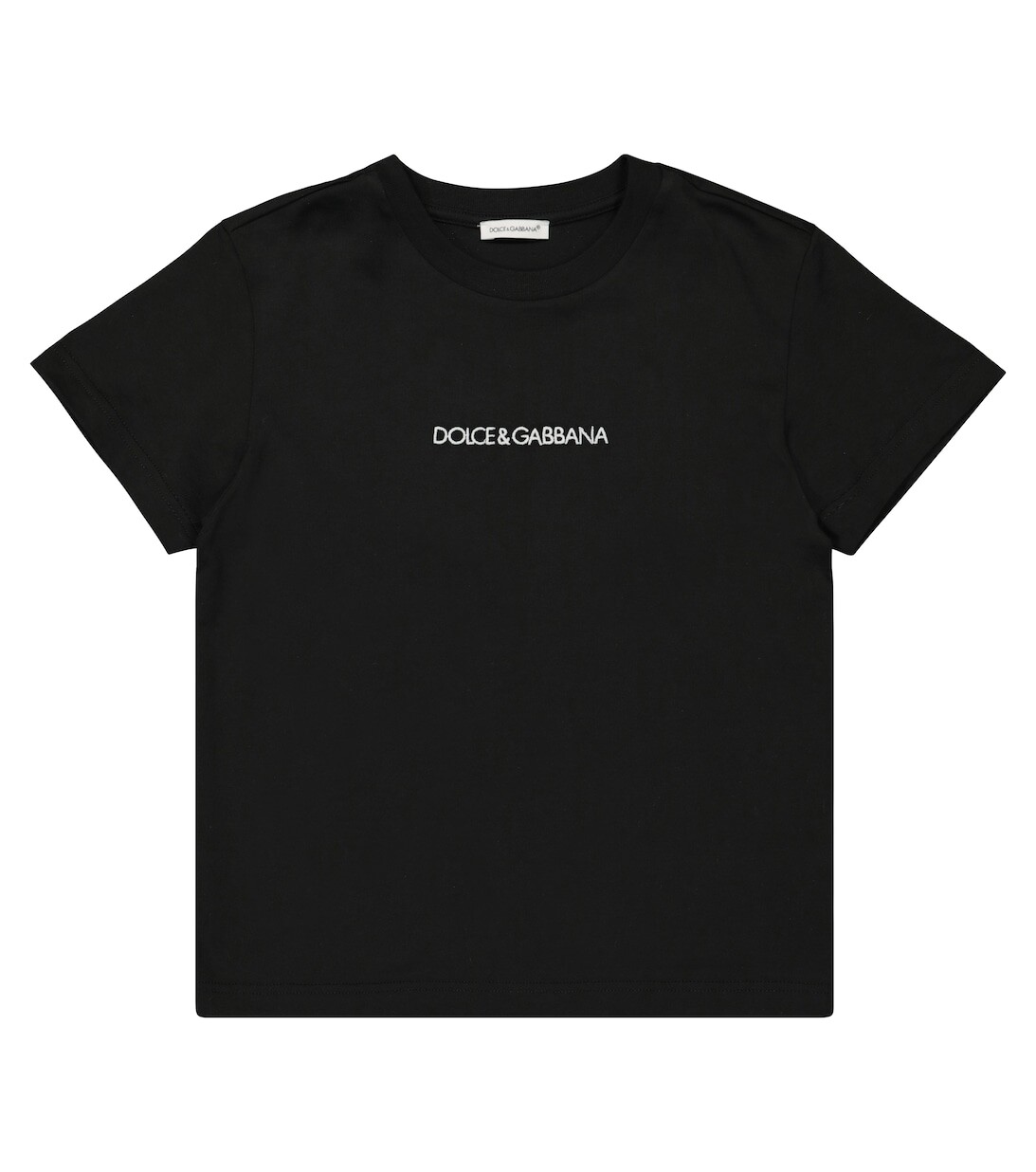 

Хлопковая футболка с логотипом Dolce&Gabbana, черный