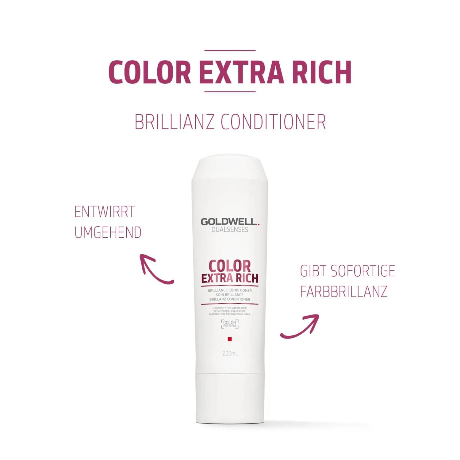 Кондиционер Dualsenses Color Extra Rich Brillanz Goldwell, 200 мл — фото 2