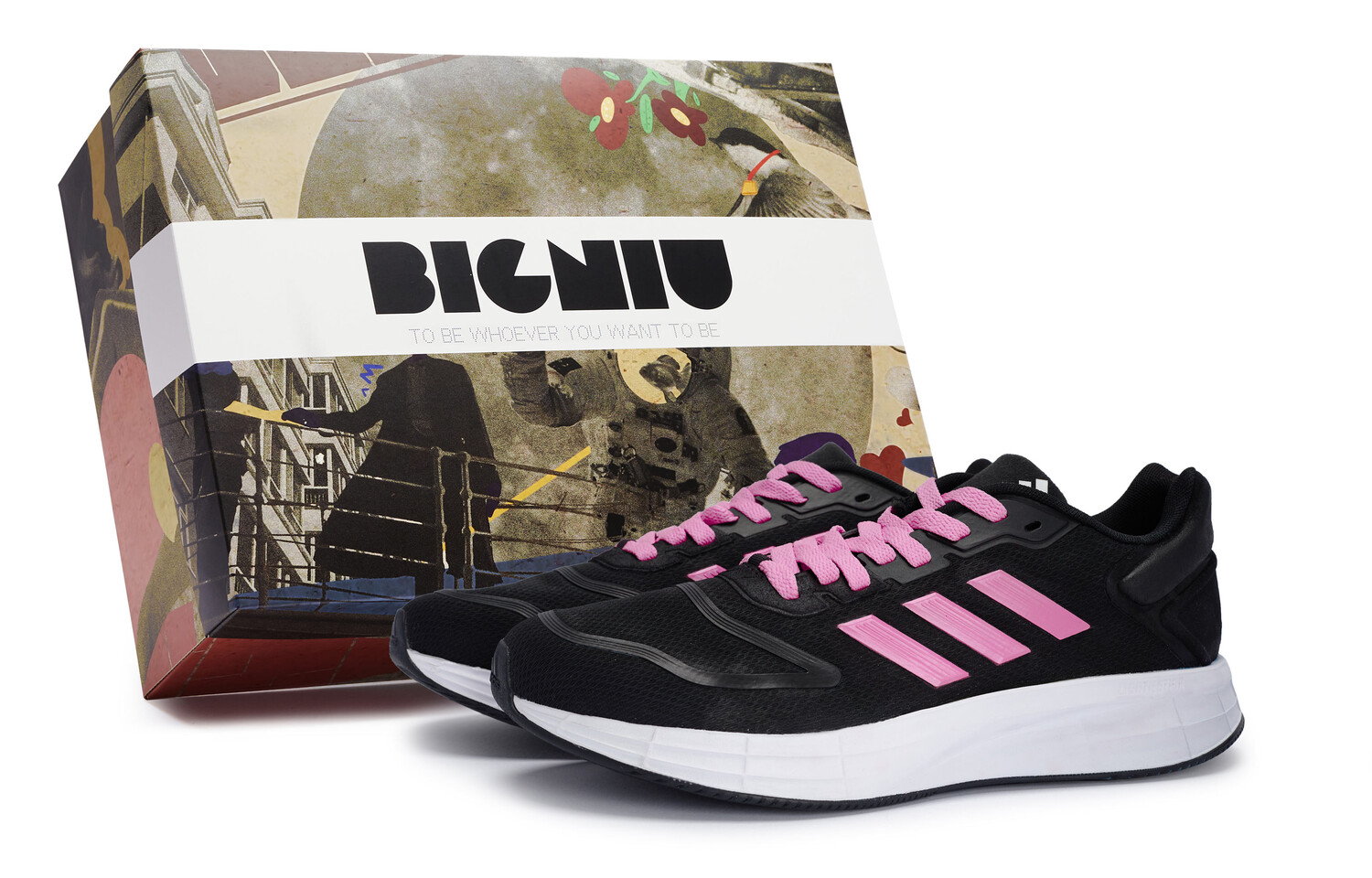 

Кроссовки женские DURAMO LITE 2.0 с низким верхом розового цвета Adidas