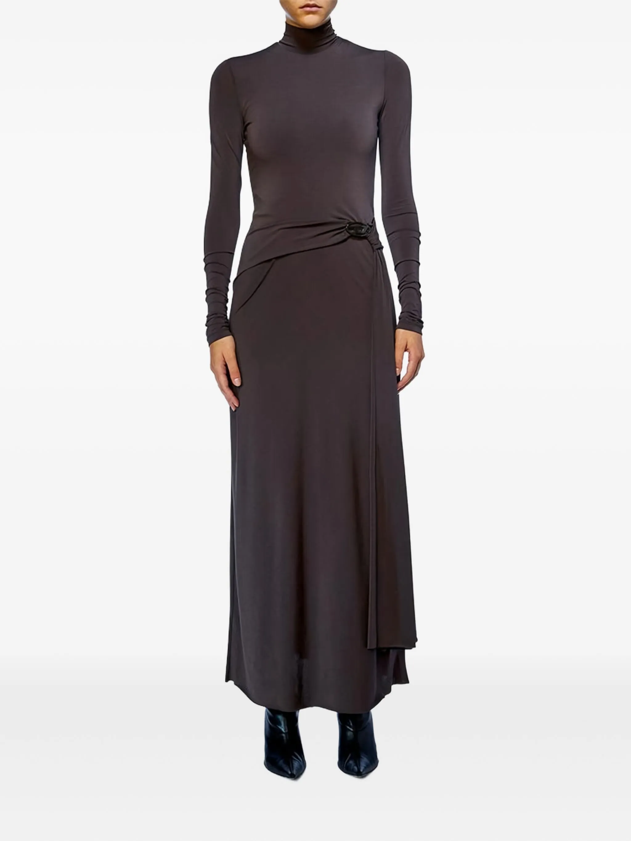 

Платье миди D-Blos Diesel, коричневый