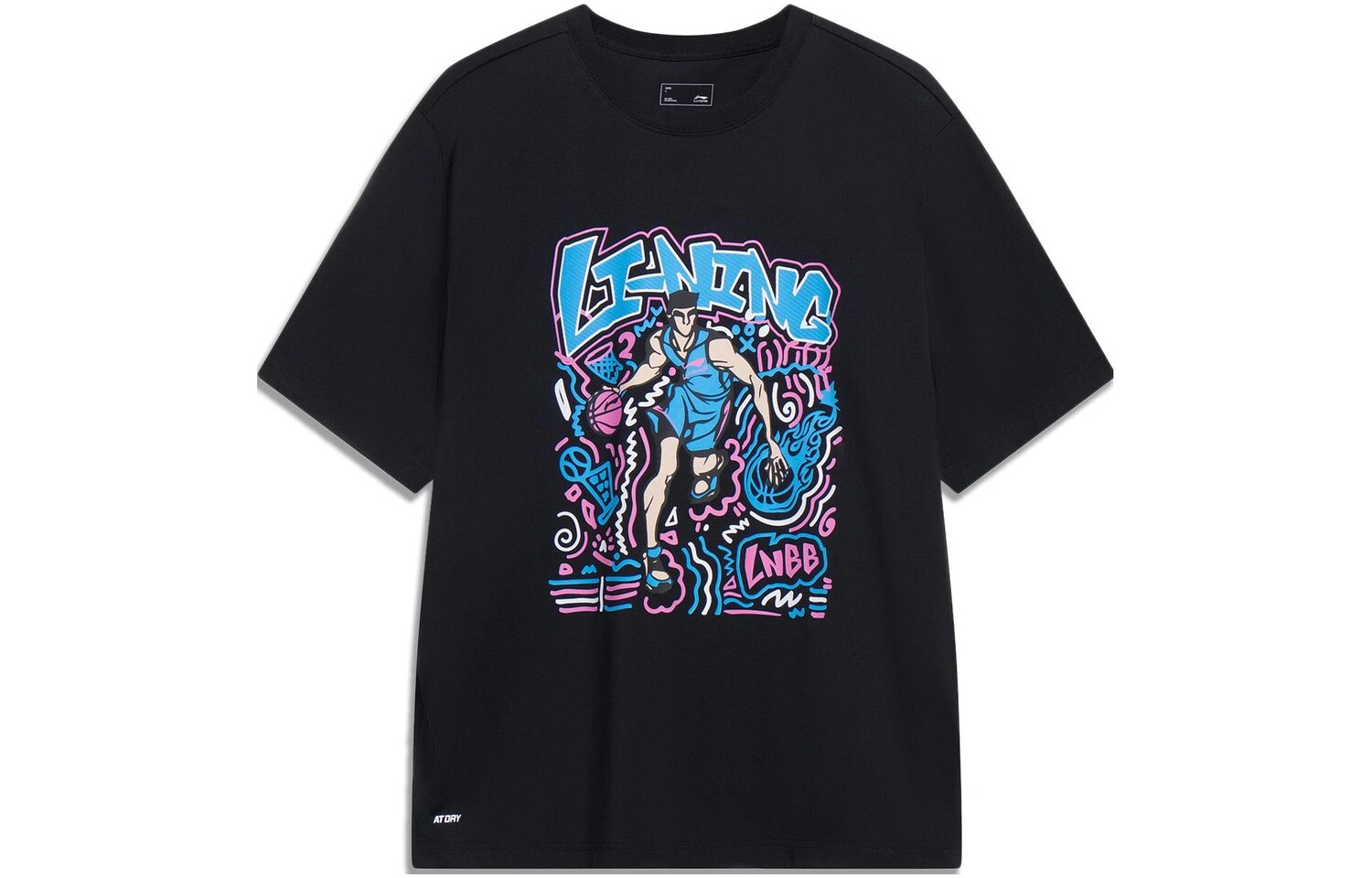 

Футболка мужская Sports Life Collection черная Lining, черный