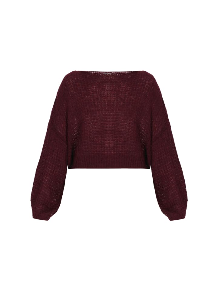 

DreiMaster Женский свитер бордового цвета