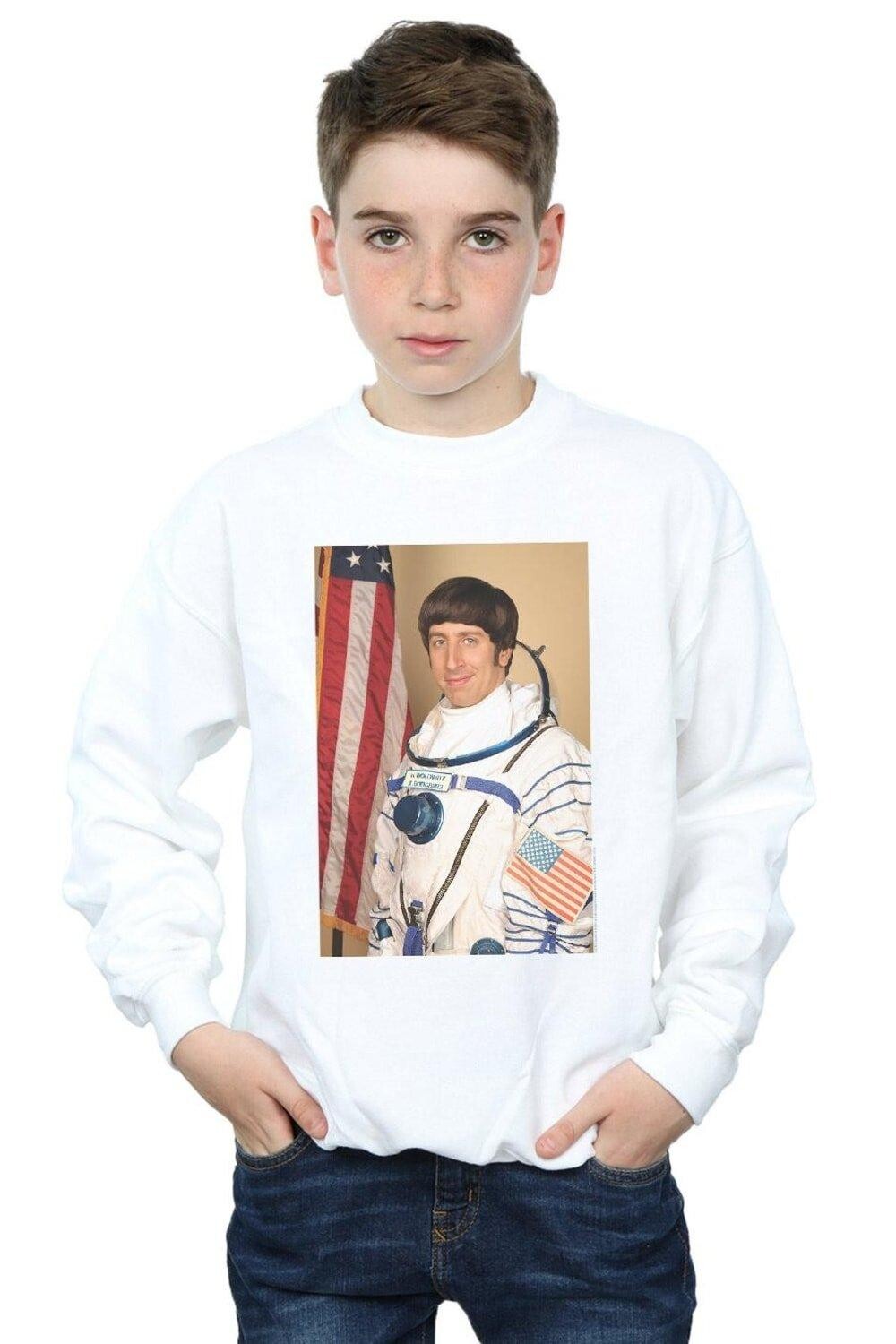 

Толстовка Howard Wolowitz Rocket Man The Big Bang Theory, белый