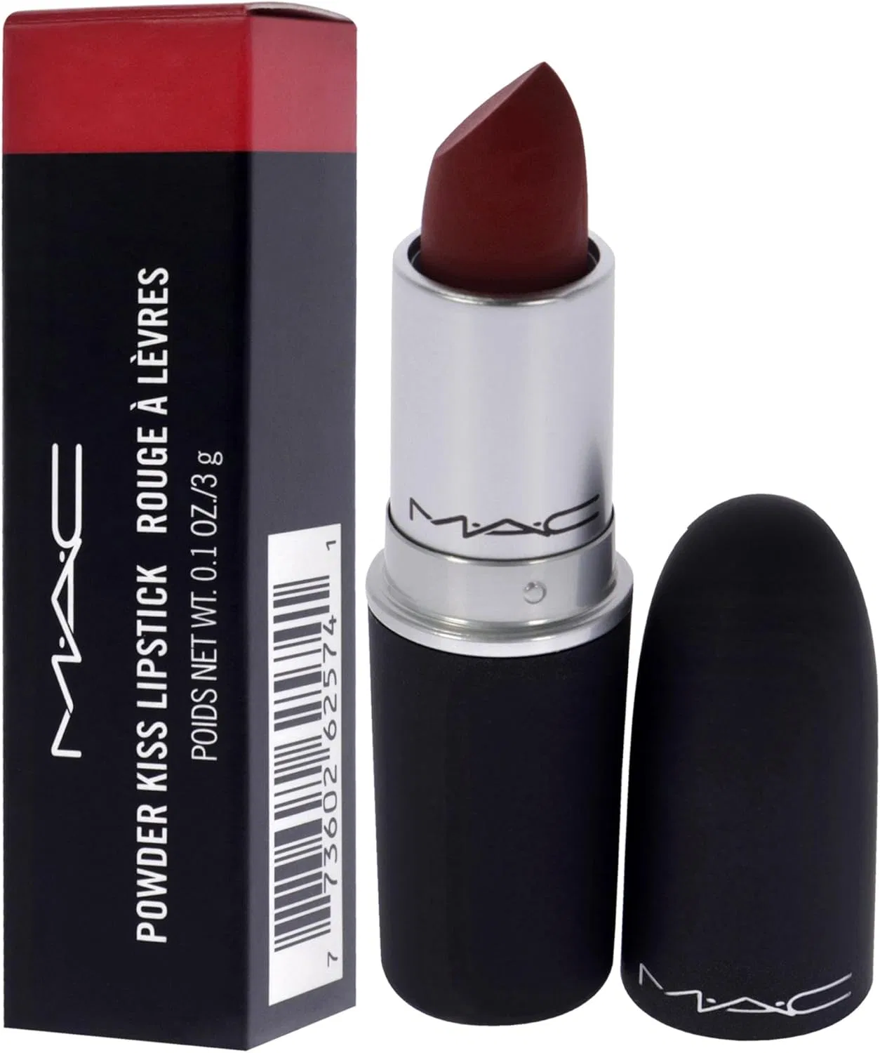 Помада матовая MAC Powder Kiss Lipstick оттенок Ruby 0.1 унции — фото 4
